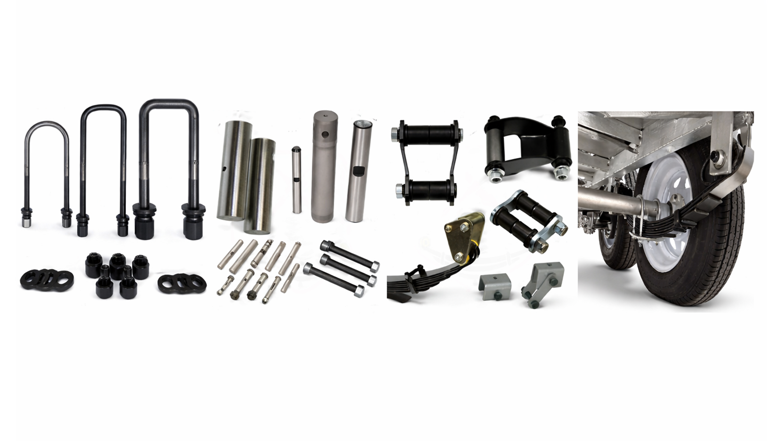 U Bolts, Centre Bolts, Bushes, Shackle Hangers
